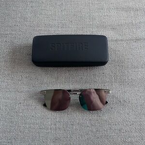 Spitfire Silver Mirror Aviator Sunglasses